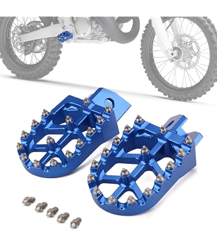 【pidego-】 Amazon.com: Drc Z48-02-532 Wide Foot Pegs - Mid (Stock